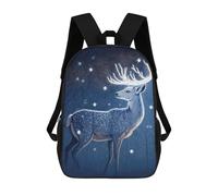 sinyumoney Sacs À Dos Pour Enfants Imprimés En 3D Enchanted Winter Deer -1 Sacs D'école Pour Enfants Garçons Et Filles, Sacs De Voyage, Sacs À Livres Pour L'école Ou Les Voyages 17inch