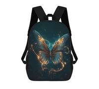sinyumoney Sacs À Dos Pour Enfants Imprimés En 3D Glowing Butterfly Artwork-7 Sacs D'école Pour Enfants Garçons Et Filles, Sacs De Voyage, Sacs À Livres Pour L'école Ou Les Voyages 17inch