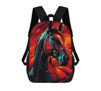 sinyumoney Sacs À Dos Pour Enfants Imprimés En 3D Glowing Stallion Sacs D'école Pour Enfants Garçons Et Filles, Sacs De Voyage, Sacs À Livres Pour L'école Ou Les Voyages 17inch