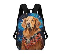 sinyumoney Sacs À Dos Pour Enfants Imprimés En 3D Golden Retriever Dog 12 Sacs D'école Pour Enfants Garçons Et Filles, Sacs De Voyage, Sacs À Livres Pour L'école Ou Les Voyages 17inch