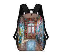 sinyumoney Sacs À Dos Pour Enfants Imprimés En 3D Graffiti Oasis Sacs D'école Pour Enfants Garçons Et Filles, Sacs De Voyage, Sacs À Livres Pour L'école Ou Les Voyages 17inch