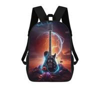 sinyumoney Sacs À Dos Pour Enfants Imprimés En 3D Guitar in Space Sacs D'école Pour Enfants Garçons Et Filles, Sacs De Voyage, Sacs À Livres Pour L'école Ou Les Voyages 17inch