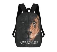 sinyumoney Sacs À Dos Pour Enfants Imprimés En 3D Make Changes Motivation Sacs D'école Pour Enfants Garçons Et Filles, Sacs De Voyage, Sacs À Livres Pour L'école Ou Les Voyages 17inch