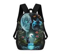 sinyumoney Sacs À Dos Pour Enfants Imprimés En 3D Meo Cat Surreal Nature Sacs D'école Pour Enfants Garçons Et Filles, Sacs De Voyage, Sacs À Livres Pour L'école Ou Les Voyages 17inch