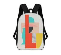 sinyumoney Sacs À Dos Pour Enfants Imprimés En 3D Modern Collage 6 Sacs D'école Pour Enfants Garçons Et Filles, Sacs De Voyage, Sacs À Livres Pour L'école Ou Les Voyages 17inch