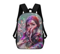 sinyumoney Sacs À Dos Pour Enfants Imprimés En 3D Octopus Tentacle Selfie Fantasy Sacs D'école Pour Enfants Garçons Et Filles, Sacs De Voyage, Sacs À Livres Pour L'école Ou Les Voyages 17inch