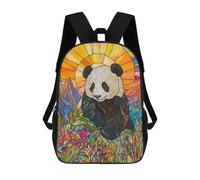 sinyumoney Sacs À Dos Pour Enfants Imprimés En 3D Panda in Mountain Sunset Sacs D'école Pour Enfants Garçons Et Filles, Sacs De Voyage, Sacs À Livres Pour L'école Ou Les Voyages 17inch