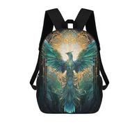 sinyumoney Sacs À Dos Pour Enfants Imprimés En 3D Phoenix Sacs D'école Pour Enfants Garçons Et Filles, Sacs De Voyage, Sacs À Livres Pour L'école Ou Les Voyages 17inch