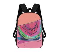 sinyumoney Sacs À Dos Pour Enfants Imprimés En 3D Pop Art Watermelon Sacs D'école Pour Enfants Garçons Et Filles, Sacs De Voyage, Sacs À Livres Pour L'école Ou Les Voyages 17inch