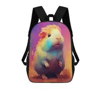 sinyumoney Sacs À Dos Pour Enfants Imprimés En 3D Rainbow Guinea Pig Artwork Sacs D'école Pour Enfants Garçons Et Filles, Sacs De Voyage, Sacs À Livres Pour L'école Ou Les Voyages 17inch