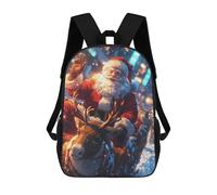 sinyumoney Sacs À Dos Pour Enfants Imprimés En 3D Santa Claus in Sleigh Christmas Sacs D'école Pour Enfants Garçons Et Filles, Sacs De Voyage, Sacs À Livres Pour L'école Ou Les Voyages 17inch