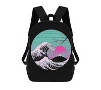 sinyumoney Sacs À Dos Pour Enfants Imprimés En 3D The Great Vapor Aesthetics Sacs D'école Pour Enfants Garçons Et Filles, Sacs De Voyage, Sacs À Livres Pour L'école Ou Les Voyages 17inch