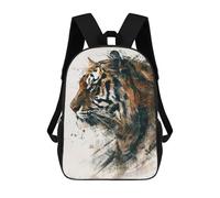 sinyumoney Sacs À Dos Pour Enfants Imprimés En 3D Tiger Profile Art Painting Sacs D'école Pour Enfants Garçons Et Filles, Sacs De Voyage, Sacs À Livres Pour L'école Ou Les Voyages 17inch