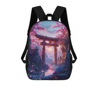 sinyumoney Sacs À Dos Pour Enfants Imprimés En 3D Tranquil Torii Horizon Sacs D'école Pour Enfants Garçons Et Filles, Sacs De Voyage, Sacs À Livres Pour L'école Ou Les Voyages 17inch