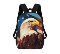 sinyumoney Sacs À Dos Pour Enfants Imprimés En 3D USA Retro Eagle Pixel Art Sacs D'école Pour Enfants Garçons Et Filles, Sacs De Voyage, Sacs À Livres Pour L'école Ou Les Voyages 17inch