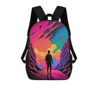 sinyumoney Sacs À Dos Pour Enfants Imprimés En 3D Vibrant Journey Through Colorful Skies Sacs D'école Pour Enfants Garçons Et Filles, Sacs De Voyage, Sacs À Livres Pour L'école Ou Les Voyages 17inch
