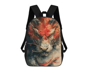 sinyumoney Sacs À Dos Pour Enfants Imprimés En 3D Vintage Japanese Dragon Sacs D'école Pour Enfants Garçons Et Filles, Sacs De Voyage, Sacs À Livres Pour L'école Ou Les Voyages 17inch