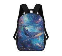 sinyumoney Sacs À Dos Pour Enfants Imprimés En 3D Whale in The Galaxy Sacs D'école Pour Enfants Garçons Et Filles, Sacs De Voyage, Sacs À Livres Pour L'école Ou Les Voyages 17inch