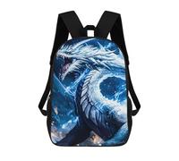 sinyumoney Sacs À Dos Pour Enfants Imprimés En 3D White Dragon Sacs D'école Pour Enfants Garçons Et Filles, Sacs De Voyage, Sacs À Livres Pour L'école Ou Les Voyages 17inch