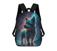 sinyumoney Sacs À Dos Pour Enfants Imprimés En 3D Yorkshire Terrier Dog Hip Sacs D'école Pour Enfants Garçons Et Filles, Sacs De Voyage, Sacs À Livres Pour L'école Ou Les Voyages 17inch