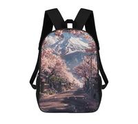 sinyumoney Sacs À Dos Pour Enfants Japanese Road Sakura Tree Sac D'école Sac À Dos Garçon Sac De Voyage Sac D'écolier Sac À Livres Et Fournitures Scolaires Sacs D'école 17inch