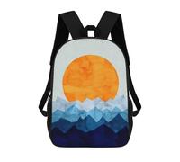 sinyumoney Sacs À Dos Pour Enfants Landscape Collage 08 Sac D'école Imprimé En 3D Pour Enfants, Sac À Dos De Voyage Tendance Pour Écoliers 17inch