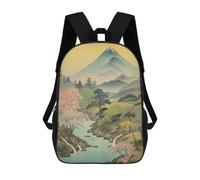 sinyumoney Sacs À Dos Pour Enfants Lost in The Mountains Sac D'école Imprimé En 3D Pour Enfants, Sac À Dos De Voyage Tendance Pour Écoliers 17inch