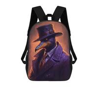 sinyumoney Sacs À Dos Pour Enfants Neon Duck Spy Sac D'école Imprimé En 3D Pour Enfants, Sac À Dos De Voyage Tendance Pour Écoliers 17inch