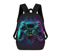 sinyumoney Sacs À Dos Pour Enfants Neon Gaming Controller Artwork-5 Sac À Dos Scolaire, Cartable Pour Enfants, Sac De Voyage, Sac À Livres, Sac À Dos Imprimé En 3D Pour Garçons Et Filles 17inch