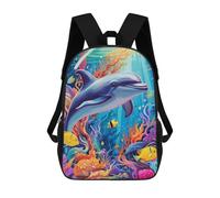 sinyumoney Sacs À Dos Pour Enfants Ocean Life Adventure Sac D'école Imprimé En 3D, Sac Tendance, Sac De Voyage Pour L'école Ou Les Voyages 17inch