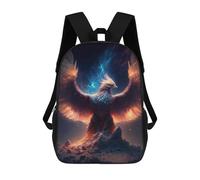 sinyumoney Sacs À Dos Pour Enfants Phoenix Rising Mythical Bird Artwork -2 Sac D'école Imprimé En 3D, Sac Tendance, Sac De Voyage Pour L'école Ou Les Voyages 17inch
