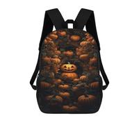 sinyumoney Sacs À Dos Pour Enfants Pumpkin Patch Halloween Decorations Sac D'école Imprimé En 3D, Sac Tendance, Sac De Voyage Pour L'école Ou Les Voyages 17inch