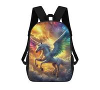 sinyumoney Sacs À Dos Pour Enfants Rainbow Unicorn Flight Fantasy Sac D'école Imprimé En 3D, Sac Tendance, Sac De Voyage Pour L'école Ou Les Voyages 17inch