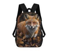 sinyumoney Sacs À Dos Pour Enfants Red Fox in Autumn Sac D'école Imprimé En 3D, Sac Tendance, Sac De Voyage Pour L'école Ou Les Voyages 17inch