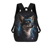 sinyumoney Sacs À Dos Pour Enfants, Sacs D'école, Cartables, Sacs De Voyage, Sacs À Livres, Imprimés En 3D Space Pup Cosmic Canine Art -2 Sac À Dos Pour Enfants, Garçons Et Filles 17inch