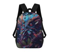 sinyumoney Sacs À Dos Pour Enfants, Sacs D'école, Cartables, Sacs De Voyage, Sacs À Livres, Imprimés En 3D Fantasy Creature Portrait Sac À Dos Pour Enfants, Garçons Et Filles 17inch