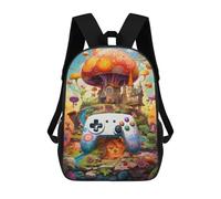 sinyumoney Sacs À Dos Pour Enfants, Sacs D'école, Cartables, Sacs De Voyage, Sacs À Livres, Imprimés En 3D Fantasy Mushroom Kingdom Adventure -1 Sac À Dos Pour Enfants, Garçons Et Filles 17inch