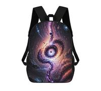 sinyumoney Sacs À Dos Pour Enfants, Sacs D'école, Cartables, Sacs De Voyage, Sacs À Livres, Imprimés En 3D Cosmic Yin-Yang Swirl Sac À Dos Pour Enfants, Garçons Et Filles 17inch