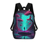 sinyumoney Sacs À Dos Pour Enfants, Sacs D'école, Cartables, Sacs De Voyage, Sacs À Livres, Imprimés En 3D Magical Forest Journey Sac À Dos Pour Enfants, Garçons Et Filles 17inch