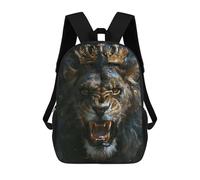 sinyumoney Sacs À Dos Pour Enfants, Sacs D'école, Cartables, Sacs De Voyage, Sacs À Livres, Imprimés En 3D Royal Lion King Art Print Sac À Dos Pour Enfants, Garçons Et Filles 17inch