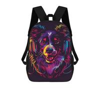 sinyumoney Sacs À Dos Pour Enfants, Sacs D'école, Cartables, Sacs De Voyage, Sacs À Livres, Imprimés En 3D Colorful Dog DJ Art Print Sac À Dos Pour Enfants, Garçons Et Filles 17inch