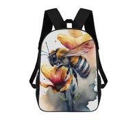 sinyumoney Sacs À Dos Pour Enfants, Sacs D'école, Cartables, Sacs De Voyage, Sacs À Livres, Imprimés En 3D Bee on A Flower Sac À Dos Pour Enfants, Garçons Et Filles 17inch
