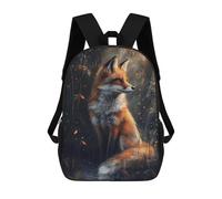 sinyumoney Sacs À Dos Pour Enfants, Sacs D'école, Cartables, Sacs De Voyage, Sacs À Livres, Imprimés En 3D Autumn Fox in Forest-6 Sac À Dos Pour Enfants, Garçons Et Filles 17inch