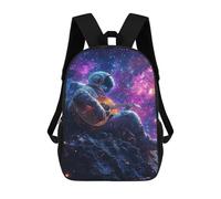 sinyumoney Sacs À Dos Pour Enfants, Sacs D'école, Cartables, Sacs De Voyage, Sacs À Livres, Imprimés En 3D Space Guitarist Cosmic Melody -2 Sac À Dos Pour Enfants, Garçons Et Filles 17inch