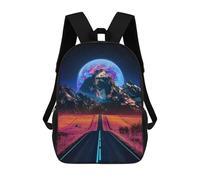 sinyumoney Sacs À Dos Pour Enfants, Sacs D'école, Cartables, Sacs De Voyage, Sacs À Livres, Imprimés En 3D Road to The Cosmic Mountain Sac À Dos Pour Enfants, Garçons Et Filles 17inch