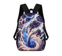 sinyumoney Sacs À Dos Pour Enfants, Sacs D'école, Cartables, Sacs De Voyage, Sacs À Livres, Imprimés En 3D Electric Cosmic Spiral Sac À Dos Pour Enfants, Garçons Et Filles 17inch