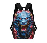 sinyumoney Sacs À Dos Pour Enfants, Sacs D'école, Cartables, Sacs De Voyage, Sacs À Livres, Imprimés En 3D Dragon's Fiery Roar -6 Sac À Dos Pour Enfants, Garçons Et Filles 17inch