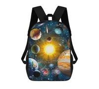 sinyumoney Sacs À Dos Pour Enfants, Sacs D'école, Cartables, Sacs De Voyage, Sacs À Livres, Imprimés En 3D Planetary Odyssey in Space Sac À Dos Pour Enfants, Garçons Et Filles 17inch