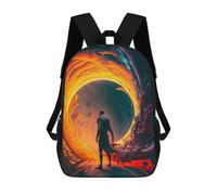 sinyumoney Sacs À Dos Pour Enfants, Sacs D'école, Cartables, Sacs De Voyage, Sacs À Livres, Imprimés En 3D Portal to Another World Sac À Dos Pour Enfants, Garçons Et Filles 17inch