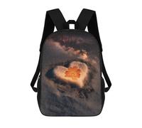 sinyumoney Sacs À Dos Pour Enfants, Sacs D'école, Cartables, Sacs De Voyage, Sacs À Livres, Imprimés En 3D Galaxy Heart Sand Flower Sac À Dos Pour Enfants, Garçons Et Filles 17inch
